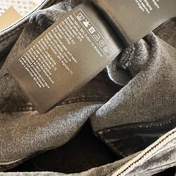 ba&sh Mame Moto Jeans 4 Black NEW - Picture 7 of 11